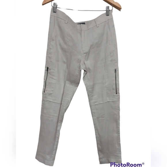 Vince jogger pants women linen blend in size 2 - Picture 9 of 9